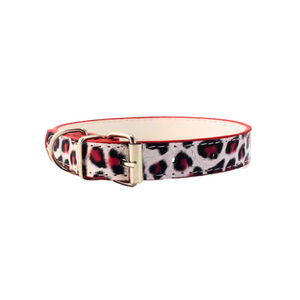 Leopard Print Collars for Medium Dogs (Multiple Colors)