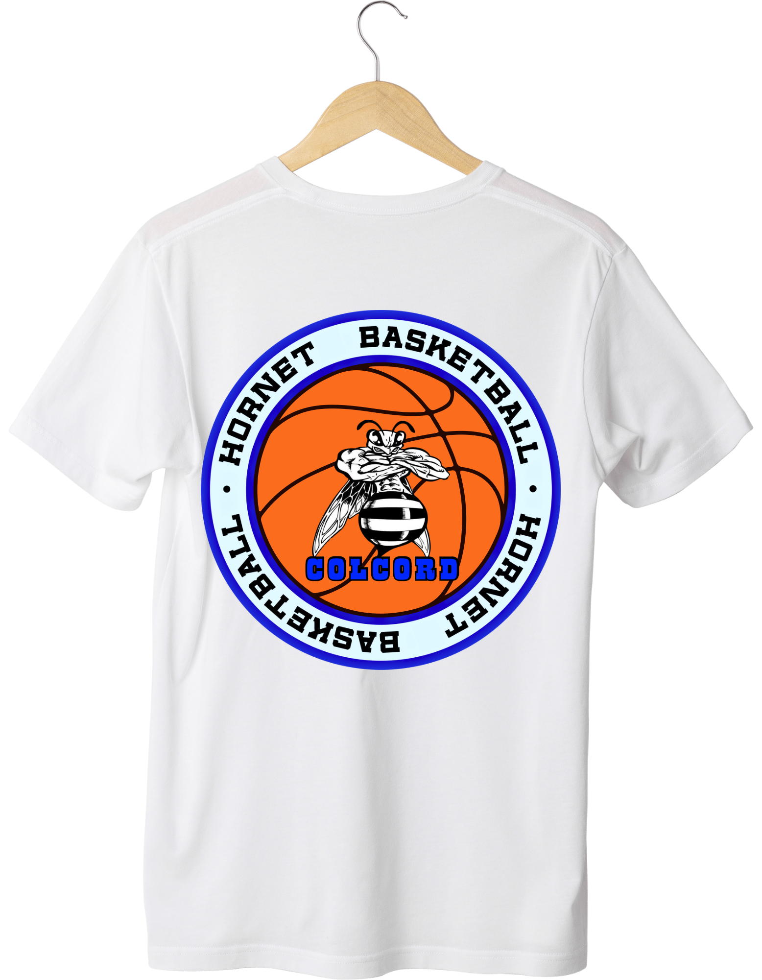 Colcord Basketball Hornet Design T-Shirt