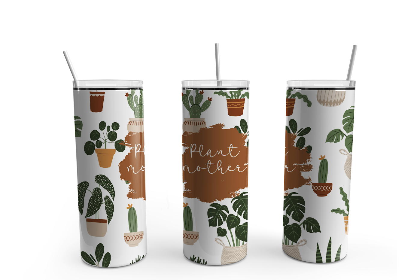 Plant Lover Stainless Steel Tumblers, 20 oz