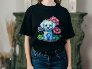 Dog flower T-Shirt