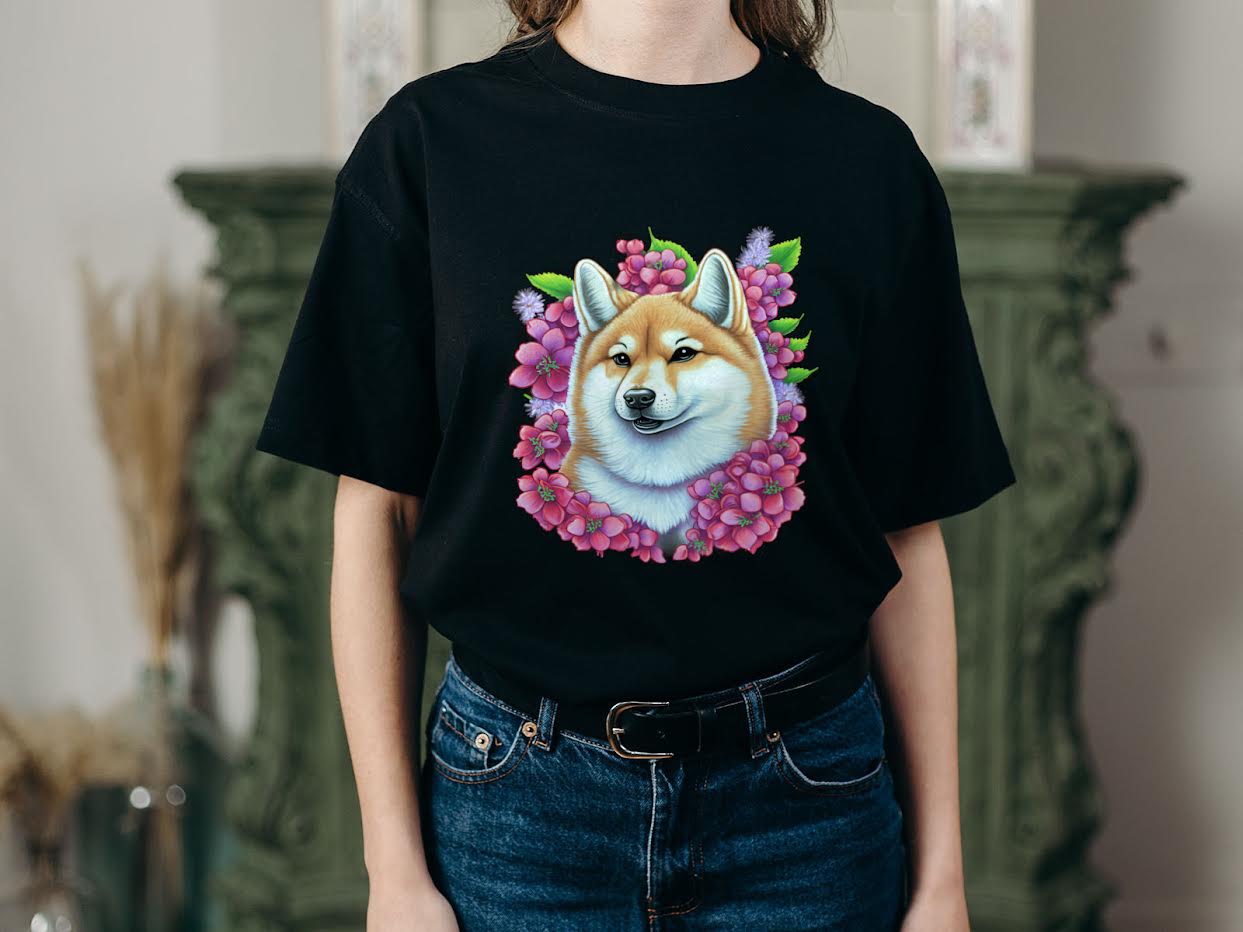 Dog flower T-Shirt
