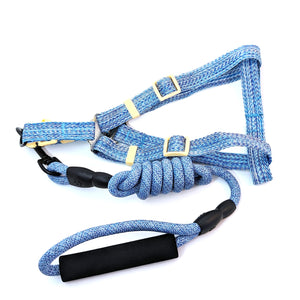 Step in Rope Harness Set (Pink & Blue)
